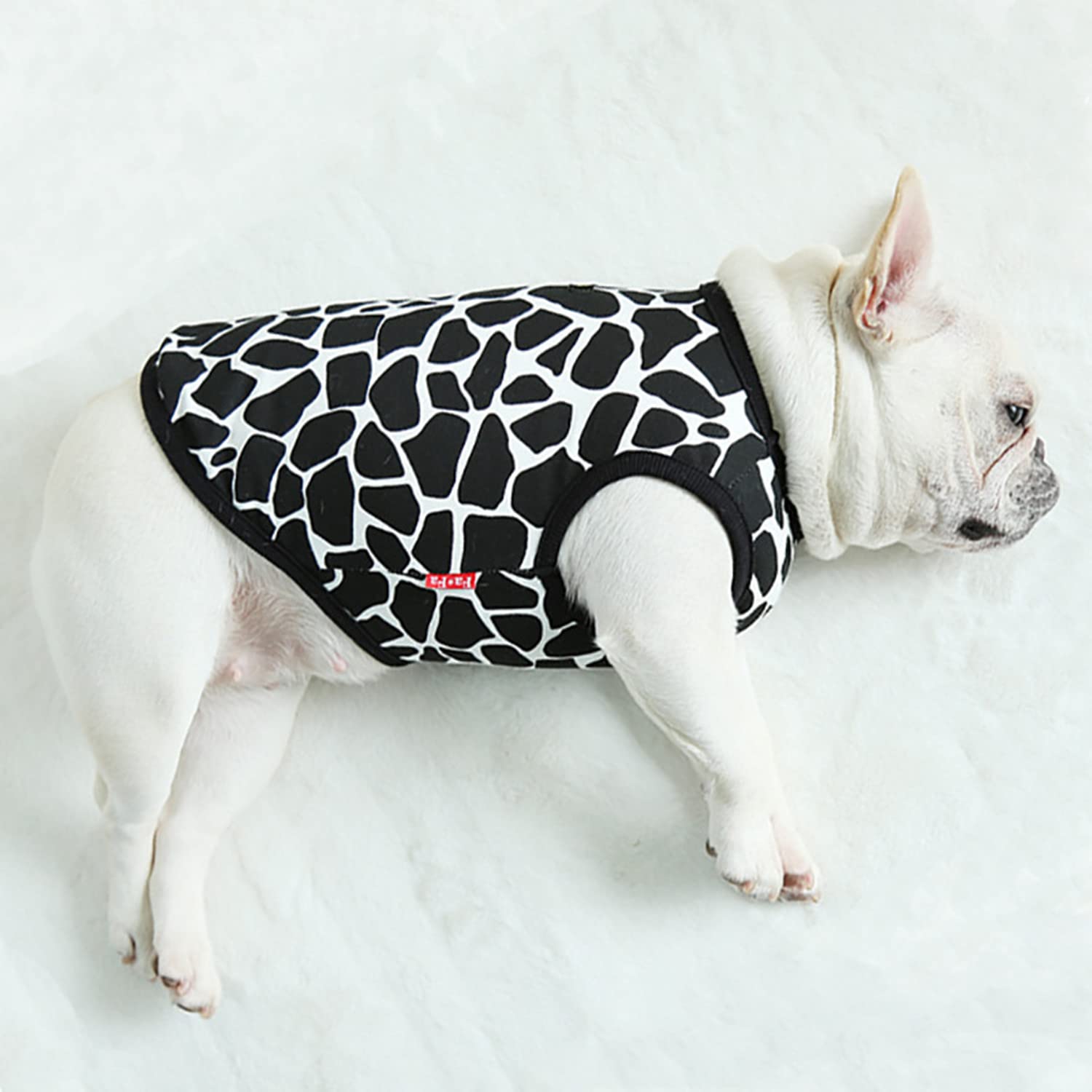 Dog T-Shirt, Dog Pajamas Soft Cotton French Bulldog Jumpsuit Coat Dog Onesies Anti-Hair Dog Shirts for Puppy Small Medium Dogs_XL