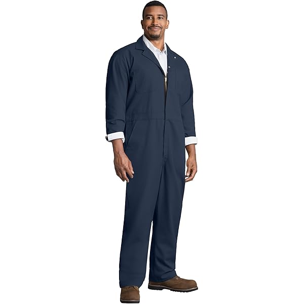 Amazon.com: Red Kap Men's Snap Front Cotton Coverall, Oversized
