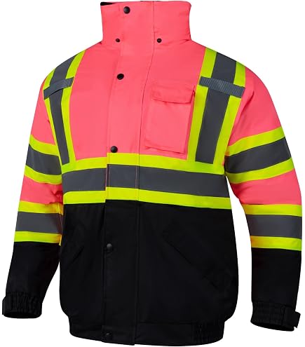 SMASYS Safety High Visibility Oxford 6 in 1 Reflective Jacket