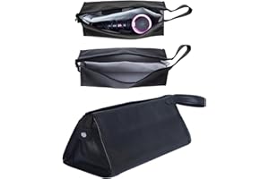MIJAYENV Pu Leather Travel Case for-Dyson Styler Hair Tools Travel Storage Bag for-Sharkstyle Portable Waterproof Carrying Case For-Supersonic Hair Dryer Organizer Bag for-Airwrap Attachments