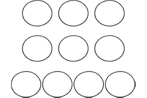 PATIKIL O-Ring Seals, 10 Pcs EPDM Rubber Sealing O-Rings Round Plumbing Washers for Auto Engines Solenoid Valves Pumps Instru