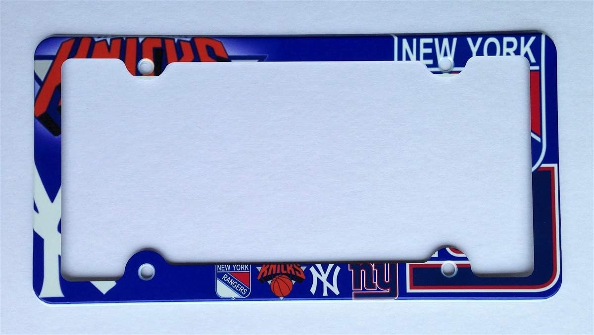 Amazon Com Atd New York Sport Teams License Plate Frame