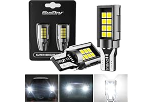 GloDrv [2024 Upgrade] 912 921 LED Bulbs for Back up Light [Super Bright] 6000K White 360° Reverse Lights, CAN-BUS Error Free, 3030 20-SMD W16W T15 906 904, Pack of 2