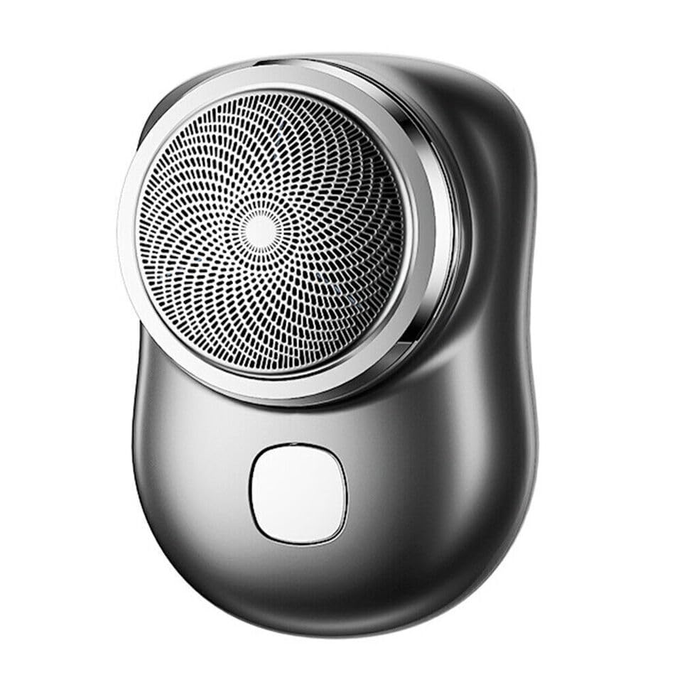 Mr. Gadget's Solutions Upgraded Powerful Storm Shaver Men's Electric Shaver, USB Rechargeable, Portable Mini, Wet & Dry, Easy One-Button Use