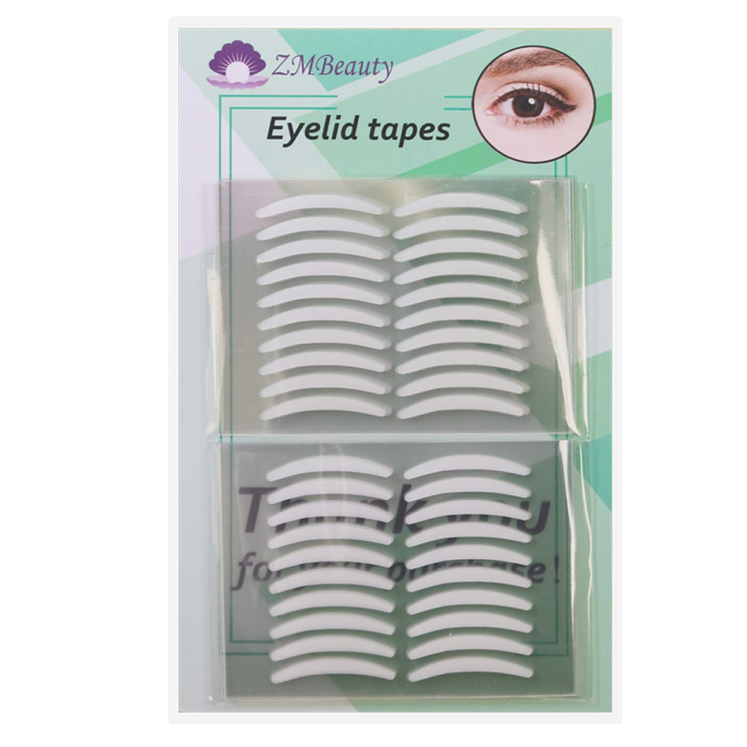400pcs/200 Pairs Invisible Slim Single-Sided Eyelid Tapes Stickers, Medical-use Fiber Eyelid Strips, Instant lift Eye Lid Without Surgery, Perfect for Hooded, Droopy, Uneven, Mono-eyelids