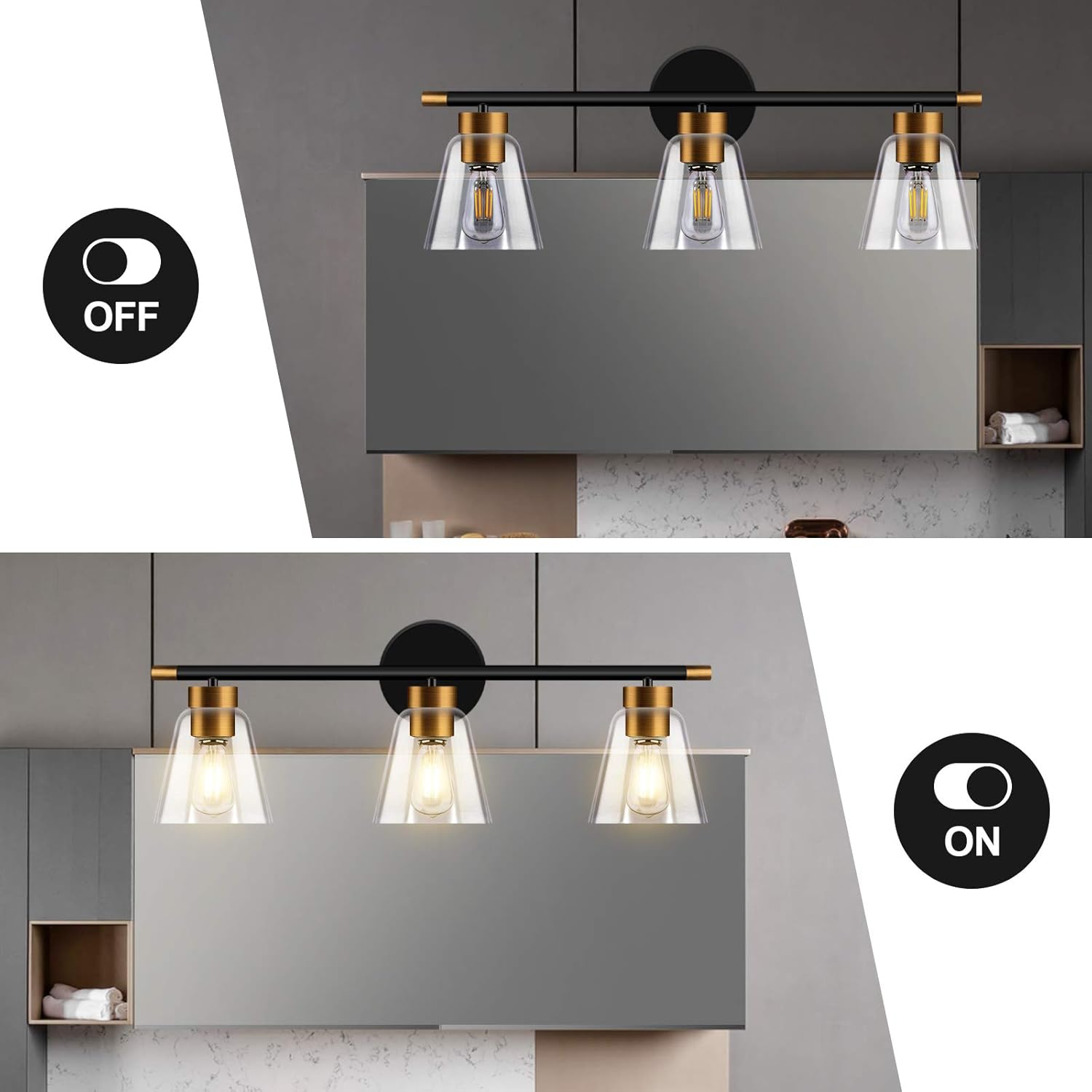 Wihtu Bathroom Vanity Light Fixtures