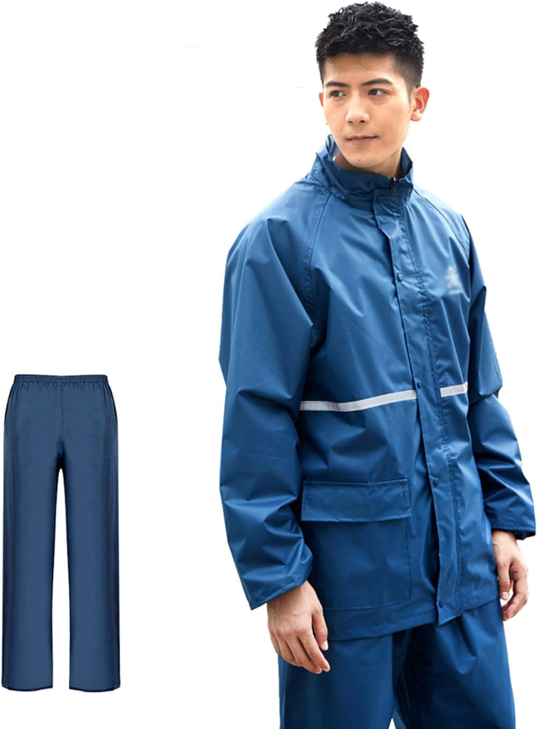 Men's Waterproof Hooded Rain Jacket Outdoor Activity Windbreaker