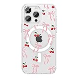 ZTOFERA for iPhone 16 Pro Magnetic Case Clear,Cute