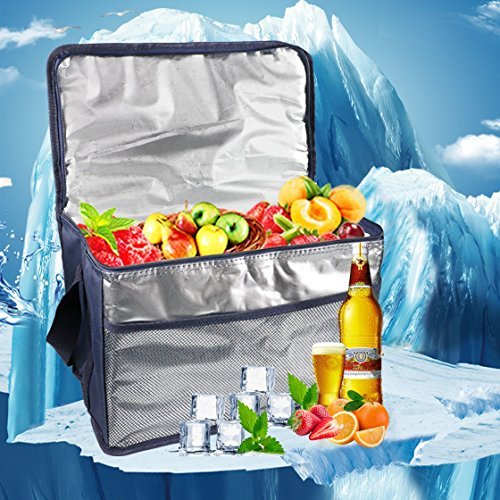 Borsa termica Borsa Frigo Porta Pranzo Pieghevole Isoterma Mantenere Caldo o Freddo, perfetti per il campeggio, le grigliate e l\'outdoor, pieghevole e isolata