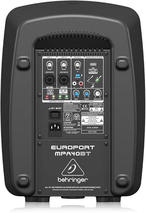 behringer mpa40btpro