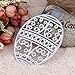 Whitelotous Cutting Dies Stencil Metal Template Mould for DIY Scrapbook Album Paper Card (Easter Egg)