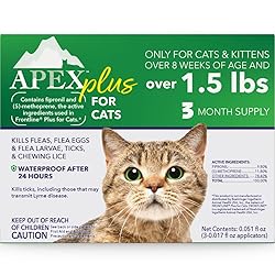 Apex Plus Flea Treatment for Cats, 1.5+ lbs