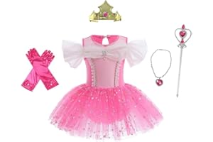 Dressy Daisy Ballet Tutu Dress Girls Size 18m-8 | Toddler Kids Princess Tulle Skirt Leotards Ballerina Outfit Dance Costume