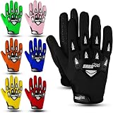 Saga Sports Kids Bike Gloves Motocross Protection Off-Road BMX view 1
