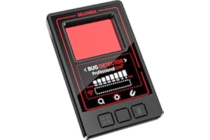 SELOWEA Portable Hidden Camera Detector, Spy Camera Finder, RF Signal Bug Sweeper & GPS Tracker Detector for Home, Office, Hotel & Travel – Anti-Spy Security Scanner