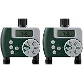 Programmable Hose Faucet Timer, (2-Outlet 2-Pack)