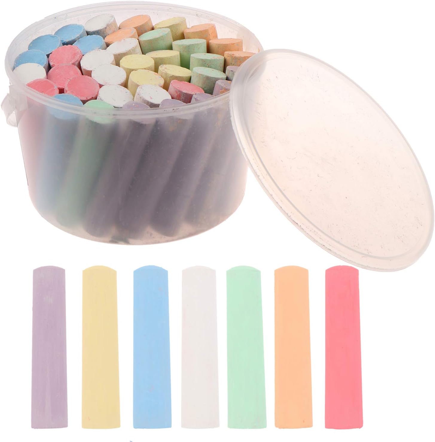 37 Pieces Chalk Sets Colorful Chalk Sticks Blackboard Chalks for Home Office School