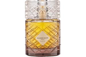 Riiffs Perfumes Golden Elixir Reserve – Amber, Spicy, Oriental – Extrait de Parfum Long-Lasting Fragrance for Unisex, 3.4 Oun