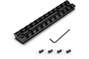 BONTOK Picatinny Rail Mount for 10/22 Scope Mounts with 11 Slots for Red Dots Mounting, Scopes, Magnifiers