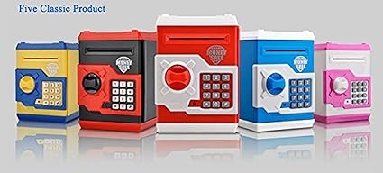 Money Safe Treasury/ Vault/ Money Bank/ Coin Box For Kids With Electronic Lock