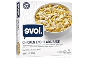 BFYSYO Evol Chicken Enchilada Bake Single Serve Meal, 9 Ounce -- 8 per case.