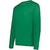 Augusta Sportswear Wicking Long Sleeve Sun Protection Athletic Shirt for Running, Hiking, Fishing, and Outdoor Activities