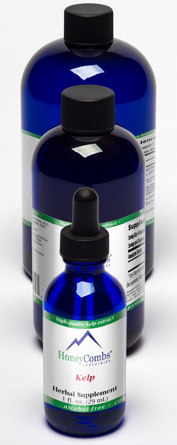 Kelp –Supports the Brain, Digestion, Glands, Hair, Heart and More– Alcohol-Free Liquid Extract