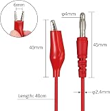 RUNCCI-YUN 20pcs Back Probe Kit with 5 Colors Probes Banana Plug Alligator Clip view 4