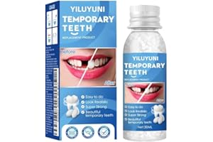 YILUYUNI Tooth Repair Kit, Moldable Tooth Filling Repair Kit, Dental Care Kit Fixing The Missing and Broken Replacements, DIY Natural Filling Fake Teeth,Smile Confidently Again
