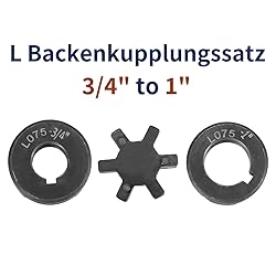 uxcell 3/4" to 1" L075 Flexible 3-Piece L-Jaw