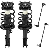 Front Strut Assembly &amp; Sway Bar Links for Toyota Corolla 2003-2008, 4PCS | Shock Absorber Replace for 172115, 172114, K90433, K80230