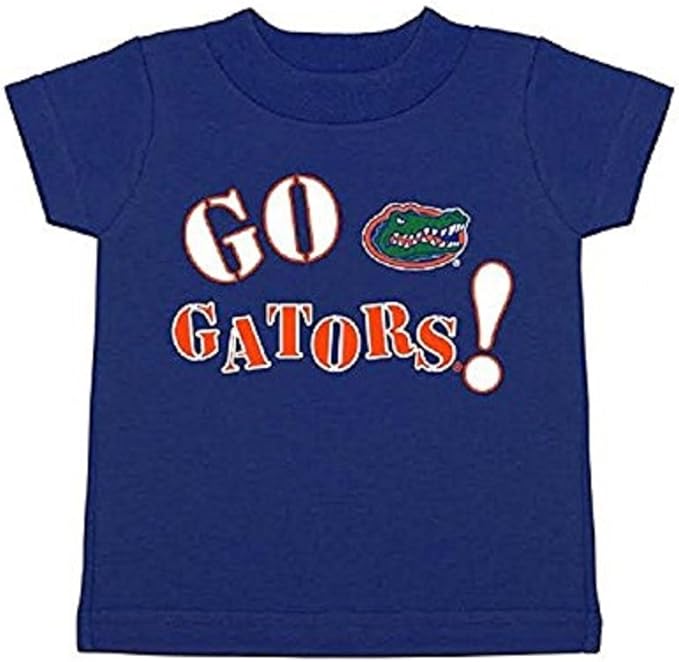 Boys Florida Gators Tee Shirt (4, Blue) Clothing