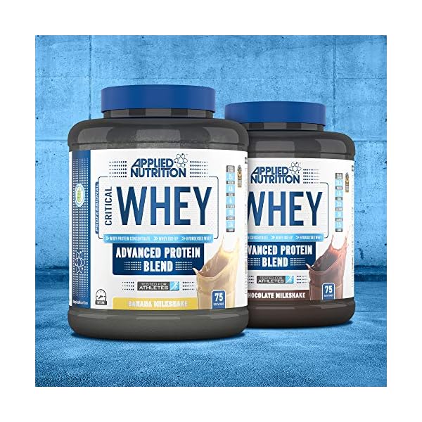 Applied-Nutrition-Critical-Whey-Protein-Powder-Shake-Gold-Muscle-Building-Supplement-with-Glutamine-High-Standard-Amino-Acids-BCAA-227kg-75-Servings-White-Chocolate-Raspberry Applied Nutrition Critical Whey Protein Powder 2kg - High Protein Powder, Protein Milkshake, Muscle Building Supplement…