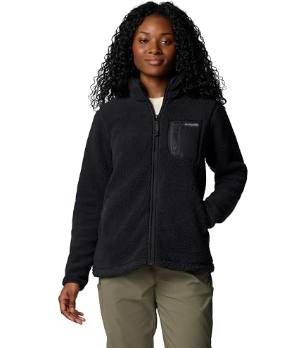 Columbia Women's Fireside Full Zip Jacket, Marionberry, Large at