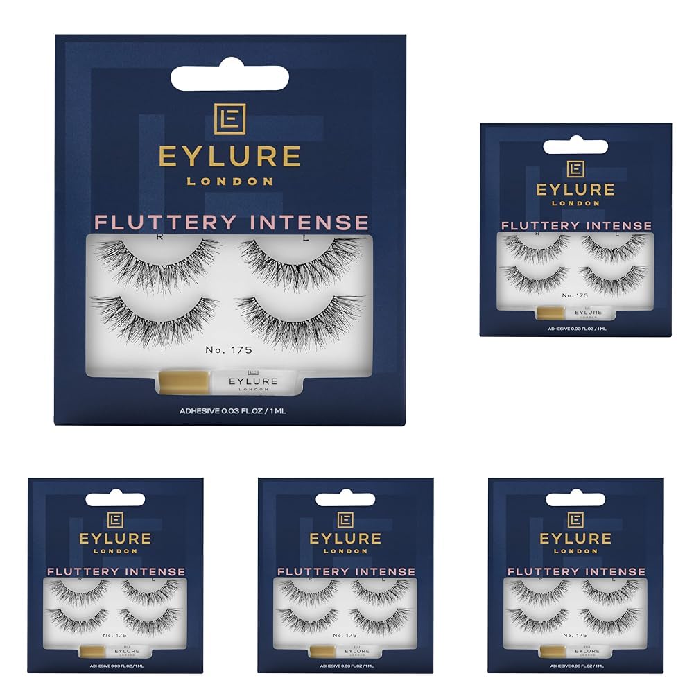 Eylure Fluttery Intense No. 175 Twin Pack False Lashes (Pack of 5)