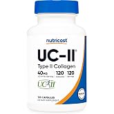 Nutricost UC-II Collagen 40mg, 120 Capsules, Gluten-Free, GMO-Free | With Undenatured Type II Collagen