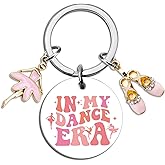UYBEPU Dance Ballet Stuff Dance Recital Gifts for Girls Dances Ballet Accessories for Girls Dances Gifts for Girl Teens Cute Keychain Dancer Gift Ideas Stocking Stuffers for Teen Girl