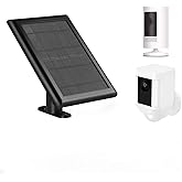 Solar Panel, 5W Solar Panels for Ring Stick Up Cam/Ring Spotlight Cam Battery/Spotlight Cam Plus/Spotlight Cam Pro Outdoor Wireless Security Camera with 13FT Micro USB C Cable
