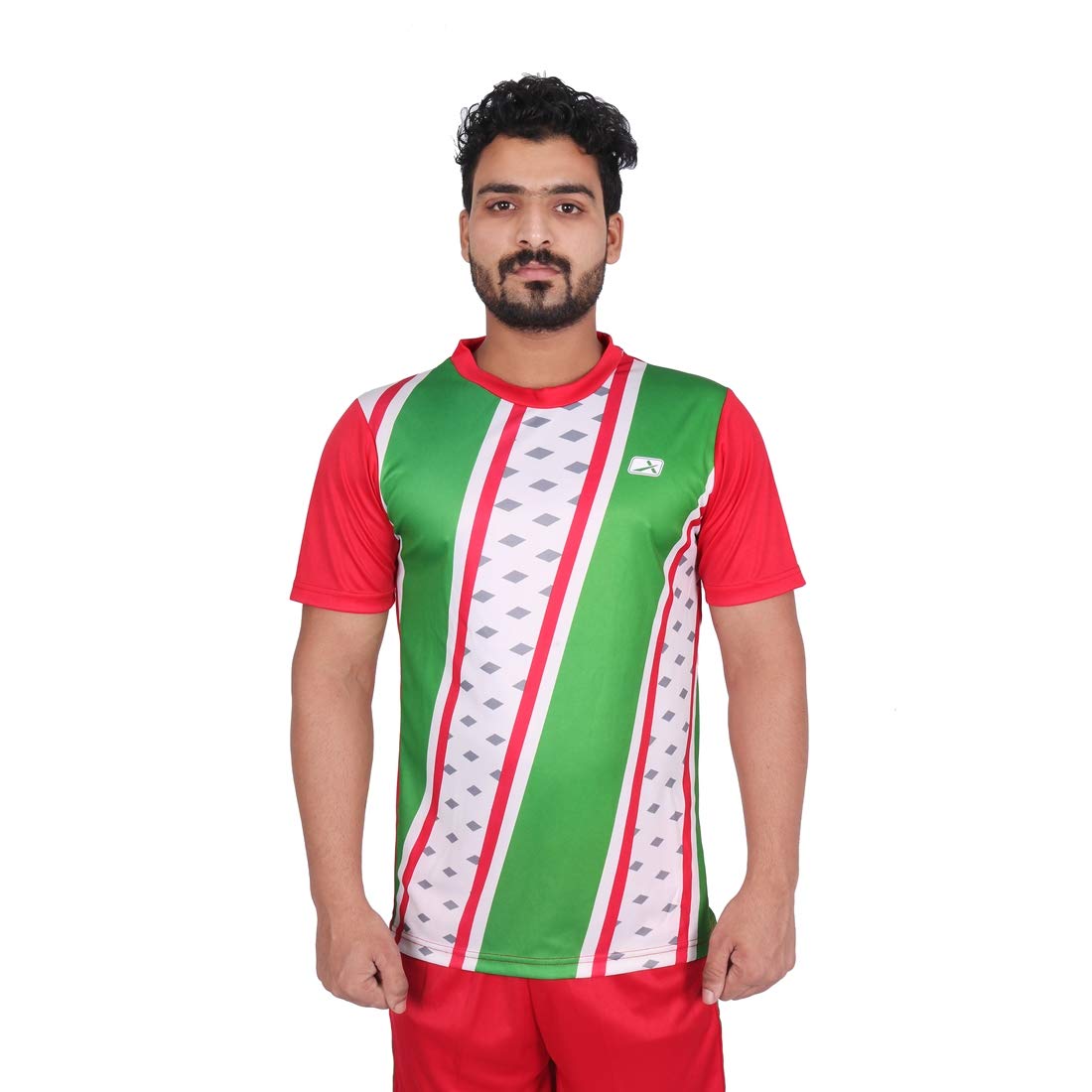 green and white jersey football