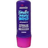 Aussie 3 Minute Miracle Moist Detangling Deep Conditioner Treatment with Avocado Oil, 8 fl oz, Paraben and Sulfate Free