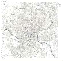 Cincinnati Zip Code Map Cincinnati, Oh Zip Code Map Not Laminated: Amazon.com: Office Products