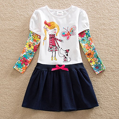 VIKITA Girls Winter Clothing Set - Toddler Outfits With Sequin Pattern Shirts & Leggings