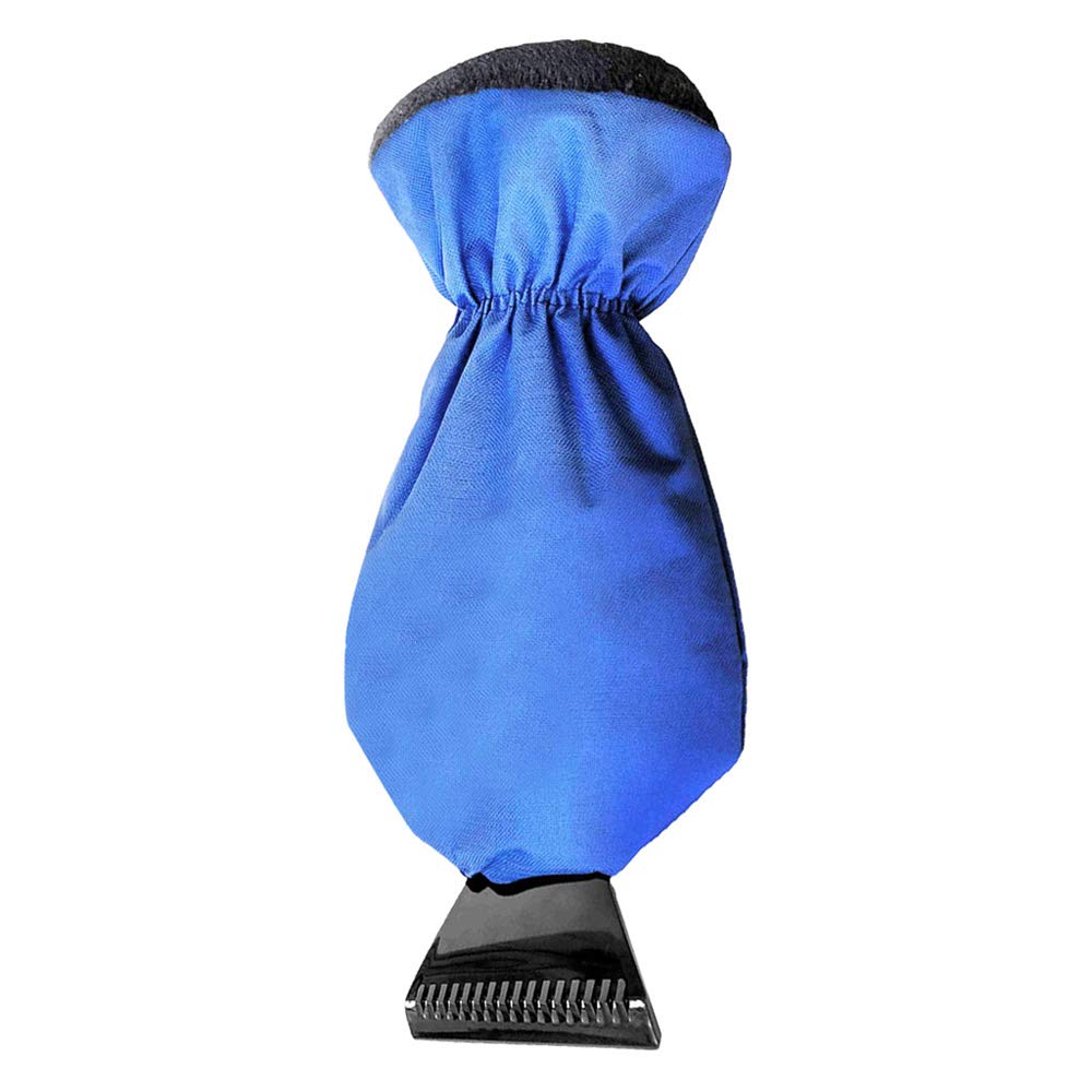 IKAAR Car Ice Scraper Windshield Ice Scraper Snow Shovel Tool Windscreen Scraper with Glove Blue