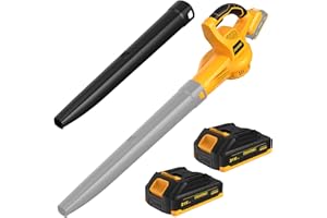 XGOLD DEVONIC Leaf Blower Cordless, 21V Electric Cordless Leaf Blower with 2 Batteries and Charger,150MPH for Lawn Care,Patio, Garden, House, Depot (2 Battery)