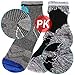 innotree 5 Pairs Men's Hiking Walking Running Socks, Moisture Wicking Multi Performance Padded Quarter Crew Ankle Cushioned Athletic Socks Outdoor Trekking
