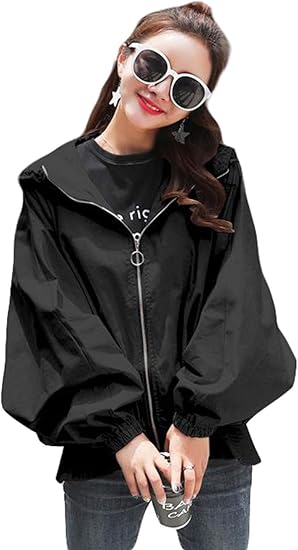 Amazon Bscoolジャケット レディース アウター 長袖 ブルゾン ドルマンスリーブ ジャンパー ゆったり 着痩せ 韓国ファッション 薄手 春物 コート ジャケット 通販