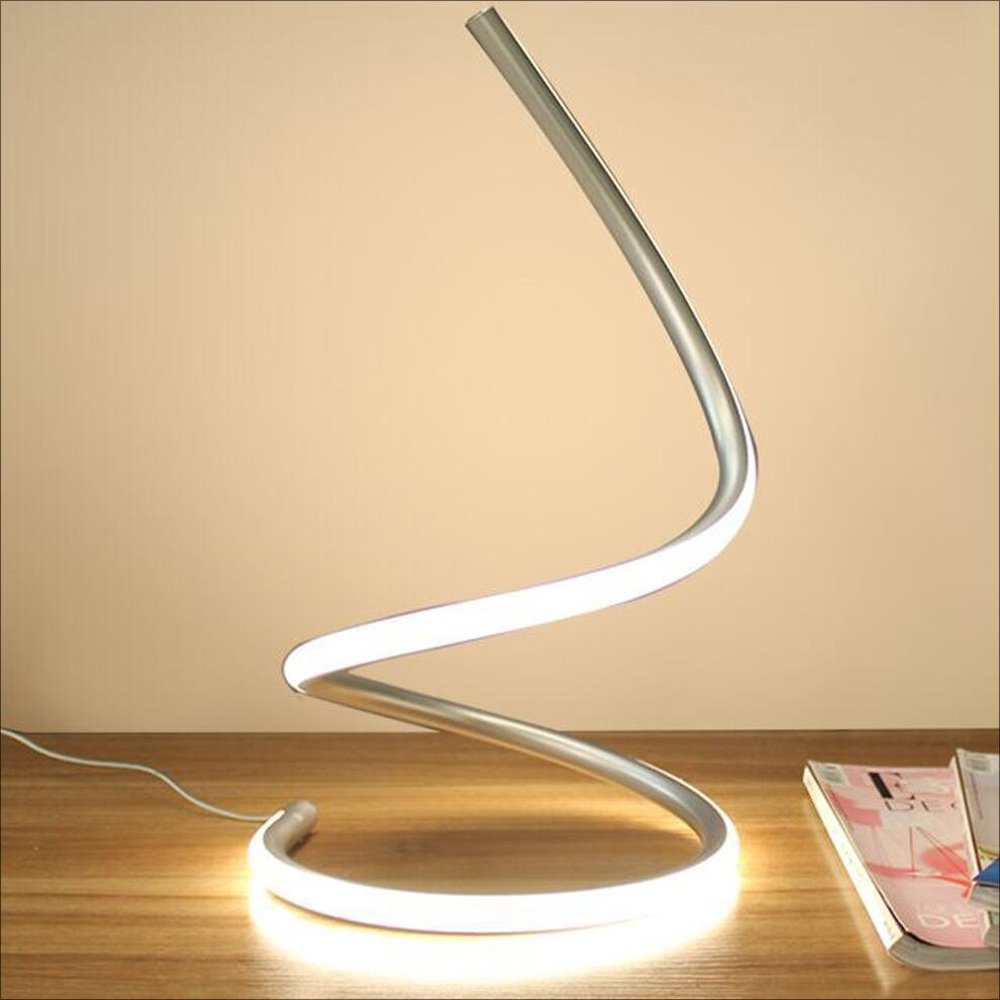 Iluminación de interior Modeen 40W Lámpara de mesa LED espiral lámpara