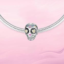 VALGACLS Colorful Skull Charm for Bracelets
