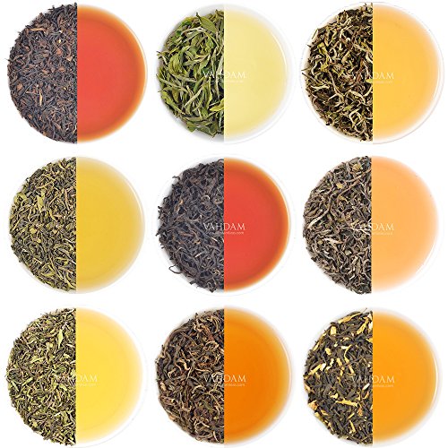 Organic Tea Sampler - 10 Teas - Individually Packaged, Assorted Premium Variety Loose Leaf Teas (50 Cups), Garden Fresh Teas, Grown, Packaged & Shipped Direct from Source, Perfect Tea Gift Sampler