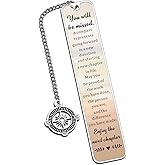 Farewell Gifts for Coworkers, Coworker Leaving Gifts for Women, Employee Appreciation Compass Gift Bulk, Retirement Gift for Woman Men, You Will Be Missed Bookmark for Friends Teacher for Going Away